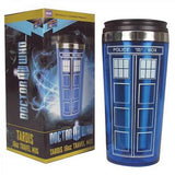 Dr. Who Tardis Coffee Cup With Lid Coffee Bottle Stainless Steel Interior Fashion Mug