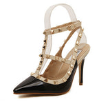 Merkmak Women's Shoes Heels Pointed Toe