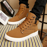Men Ankle Boots with Thick Fur Casual Shoes