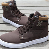 Men Ankle Boots with Thick Fur Casual Shoes