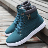 Merkmak Newly Ankle Men Boots 2016 Autumn Winter Wedge Fashion Fur Warm Winter Boots For Man British Style Casual High Top Shoes