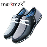 Merkmak Fashion Canvas Male Shoes Flats