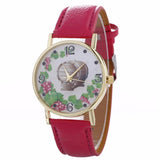 GENVIVIA Women Creative Pattern Quartz Watch