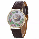 GENVIVIA Women Creative Pattern Quartz Watch