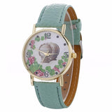 GENVIVIA Women Creative Pattern Quartz Watch