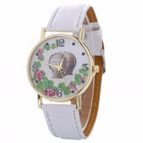 GENVIVIA Women Creative Pattern Quartz Watch