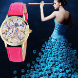 Women Creative Pattern Quartz Watch