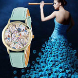 Women Creative Pattern Quartz Watch