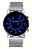 Creative Waterproof Stainless Steel Ball-bearing Electronic Digital Watch