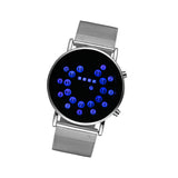 Creative Waterproof Stainless Steel Ball-bearing Electronic Digital Watch