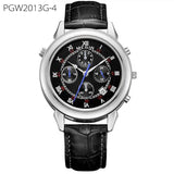 Original Military Watch Men Quartz Wristwatch Clock Genuine Leather Bracelet Roman Dial Classic Watches