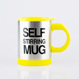 Creative 400 ML Self Stirring Mug Double Insulated Automatic Electric Coffee Cups Tea Milk Mixing Drinking Water Bottle